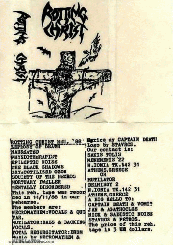 Rotting Christ : Leprocy of Death